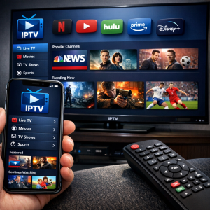 Smarters APK and XCIPTV APK interface on smartphone